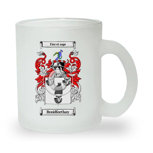 Braidforthay Frosted Glass Mug