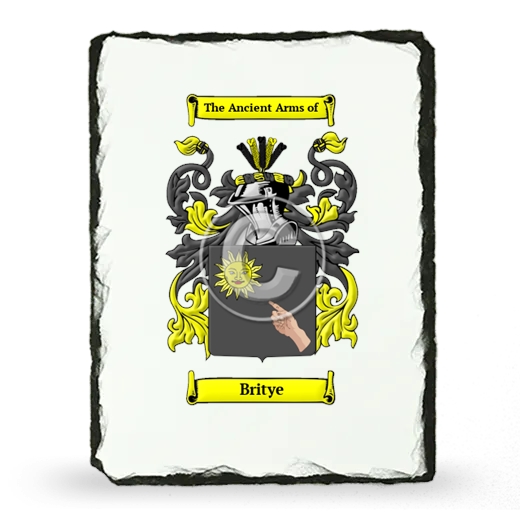 Britye Coat of Arms Slate