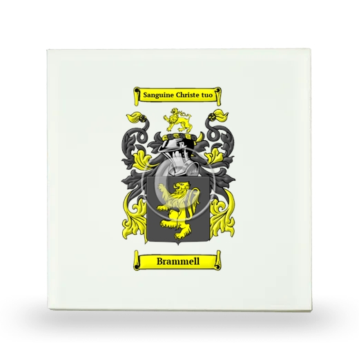 Brammell Small Ceramic Tile with Coat of Arms