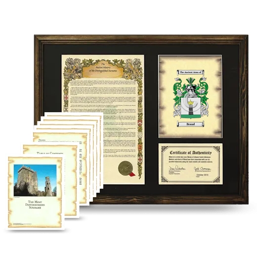 Brand Framed History And Complete History- Brown