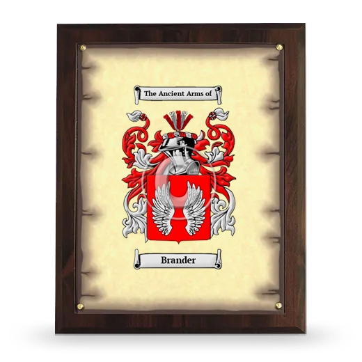 Brander Coat of Arms Plaque