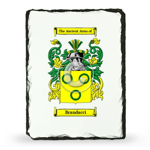 Brandacci Coat of Arms Slate