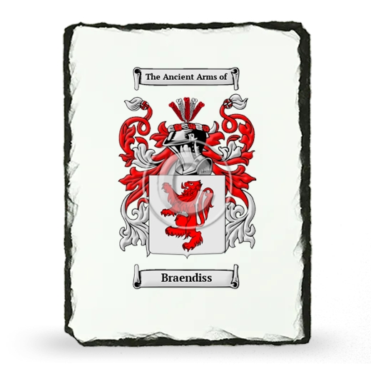 Braendiss Coat of Arms Slate