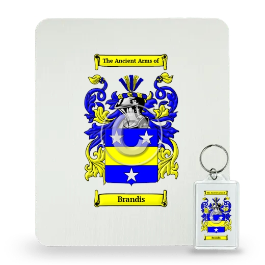 Brandis Mouse Pad and Keychain Combo Package