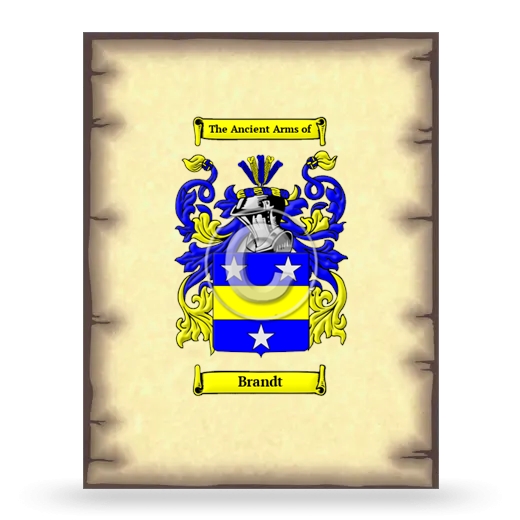 Brandt Coat of Arms Print