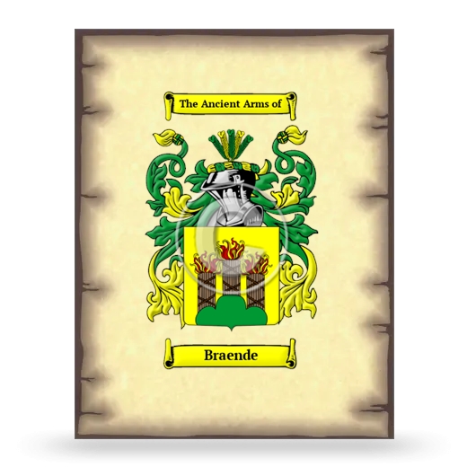 Braende Coat of Arms Print