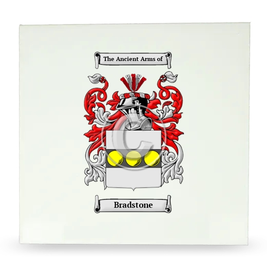 Bradstone Large Ceramic Tile with Coat of Arms