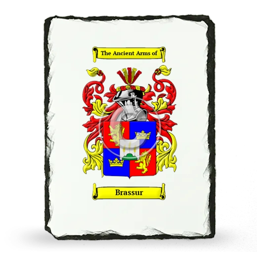 Brassur Coat of Arms Slate