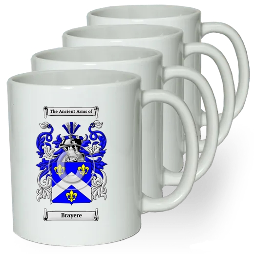 Brayere Coffee mugs (set of four)