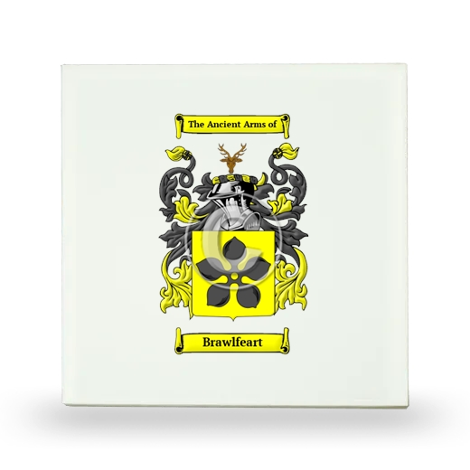 Brawlfeart Small Ceramic Tile with Coat of Arms