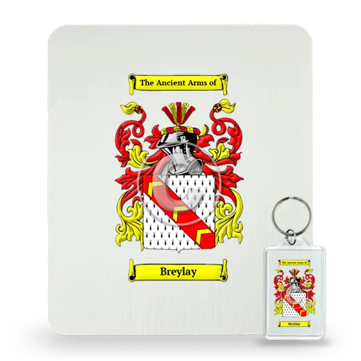 Breylay Mouse Pad and Keychain Combo Package