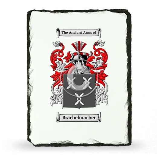 Brachelmacher Coat of Arms Slate