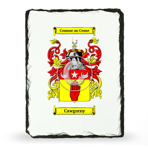 Cawgorny Coat of Arms Slate