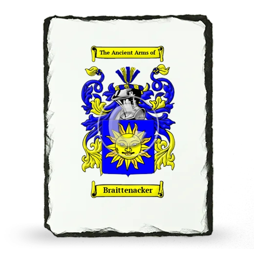 Braittenacker Coat of Arms Slate