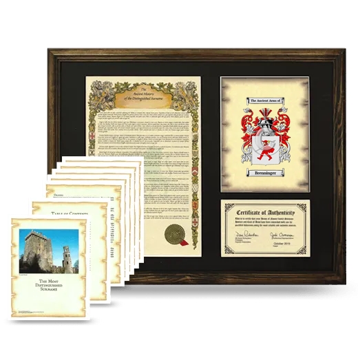 Brenninger Framed History And Complete History- Brown