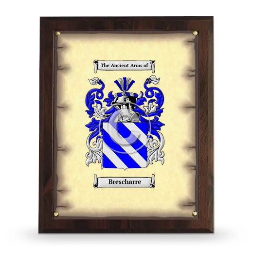 Brescharre Coat of Arms Plaque