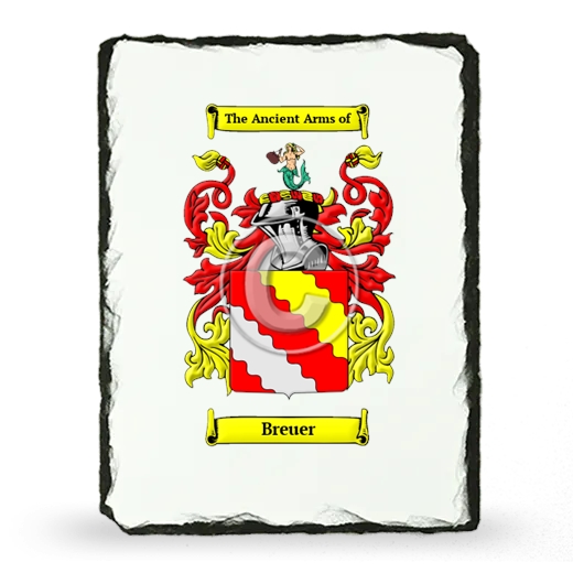 Breuer Coat of Arms Slate