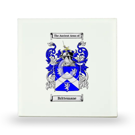 Brittemane Small Ceramic Tile with Coat of Arms