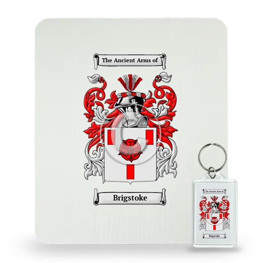 Brigstoke Mouse Pad and Keychain Combo Package