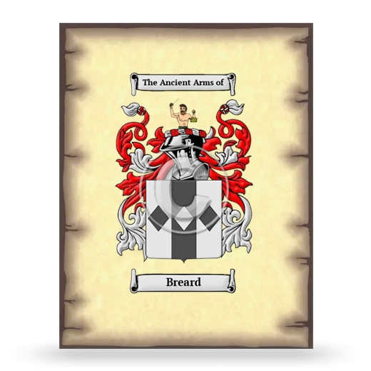 Breard Coat of Arms Print