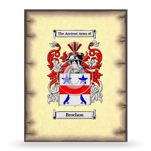 Brochon Coat of Arms Print