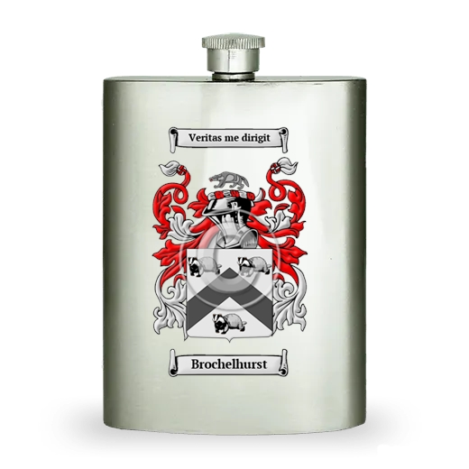 Brochelhurst Stainless Steel Hip Flask