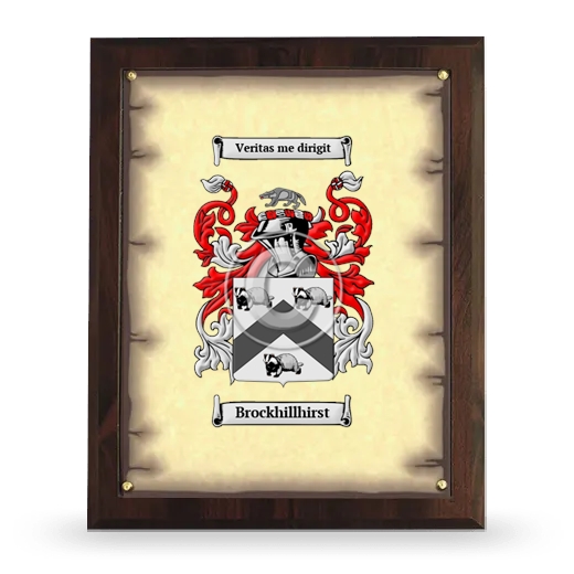 Brockhillhirst Coat of Arms Plaque