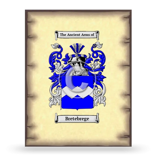 Bretebrege Coat of Arms Print