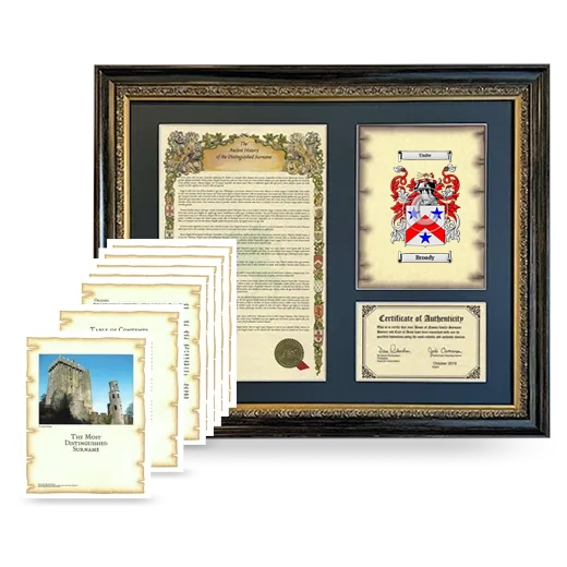 Broady Framed History and Complete History - Heirloom