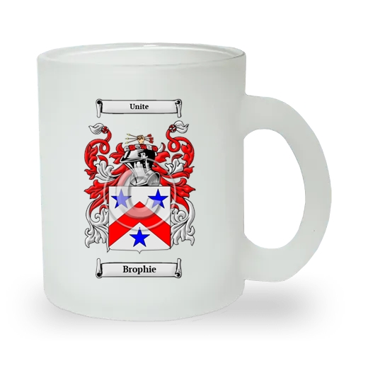 Brophie Frosted Glass Mug