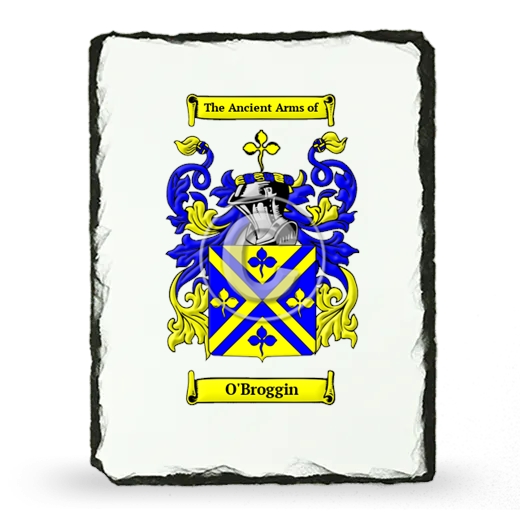 O'Broggin Coat of Arms Slate