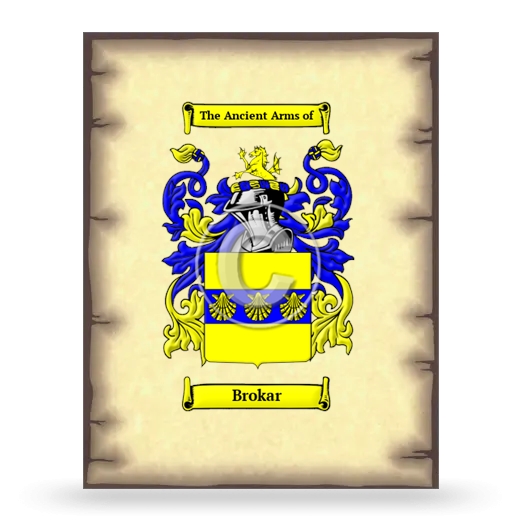 Brokar Coat of Arms Print