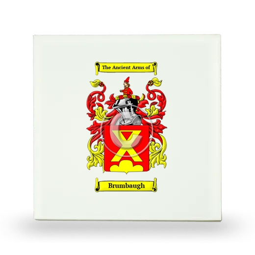 Brumbaugh Small Ceramic Tile with Coat of Arms