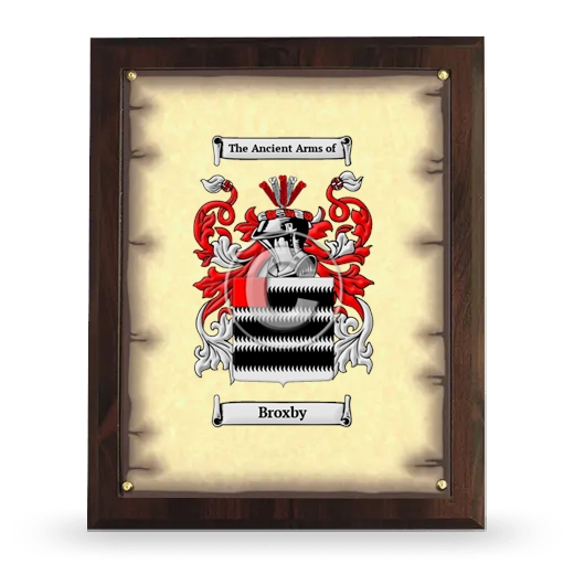 Broxby Coat of Arms Plaque