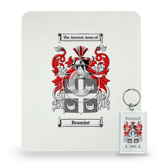 Bramint Mouse Pad and Keychain Combo Package