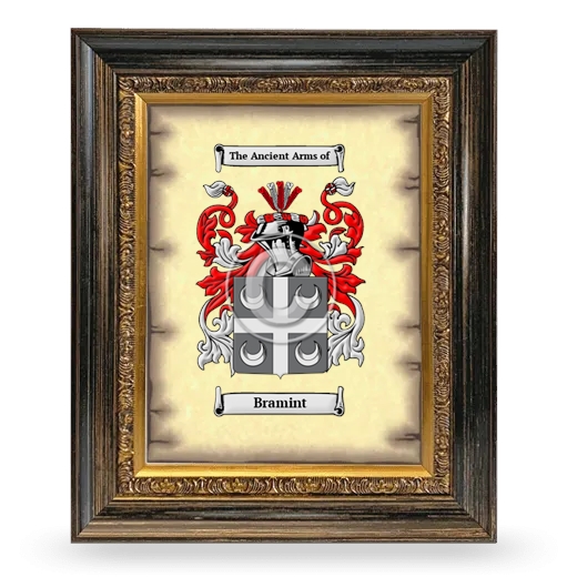 Bramint Coat of Arms Framed - Heirloom