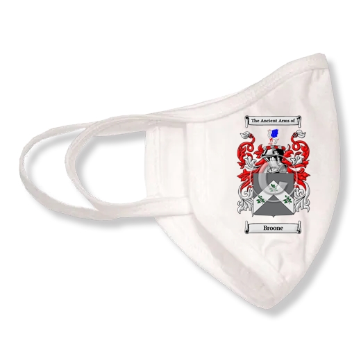 Broone Coat of Arms Face Mask