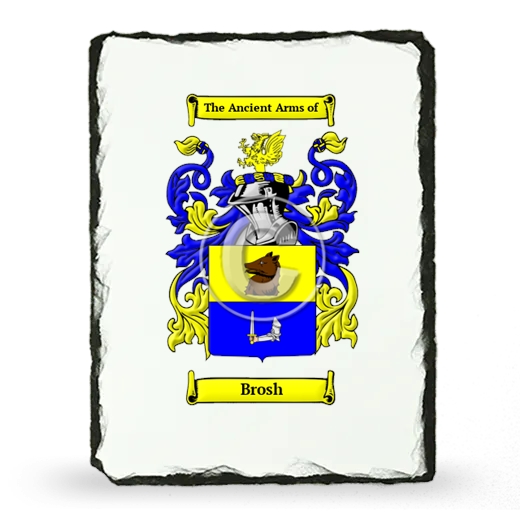 Brosh Coat of Arms Slate