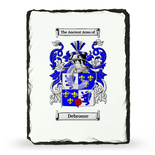 Debrouse Coat of Arms Slate