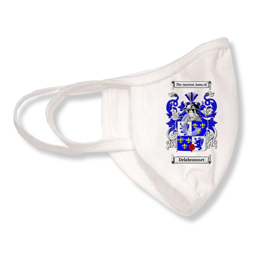 Delabrousset Coat of Arms Face Mask