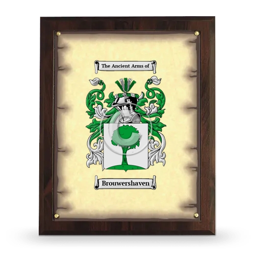 Brouwershaven Coat of Arms Plaque