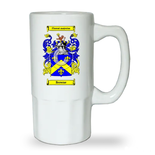 Browne Ceramic Beer Stein