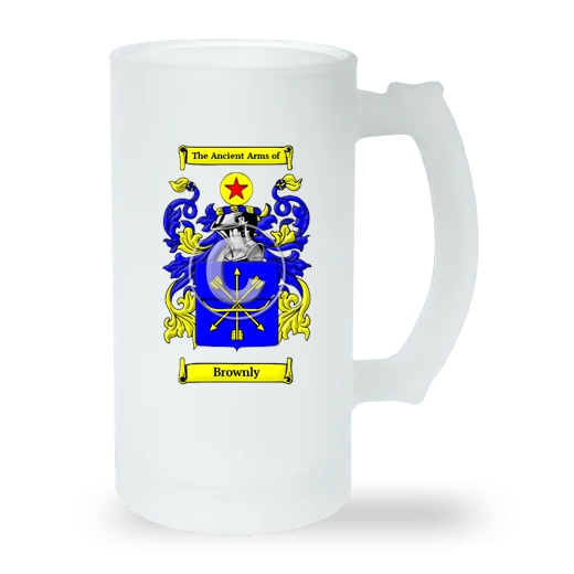 Brownly Frosted Beer Stein