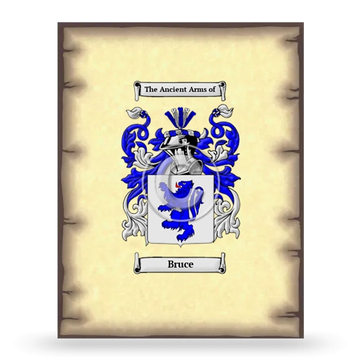 Bruce Coat of Arms Print