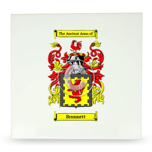 Brunnett Large Ceramic Tile with Coat of Arms