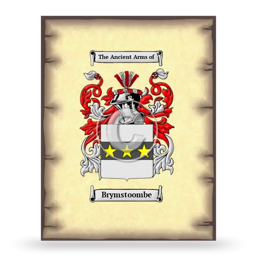 Brymstoombe Coat of Arms Print