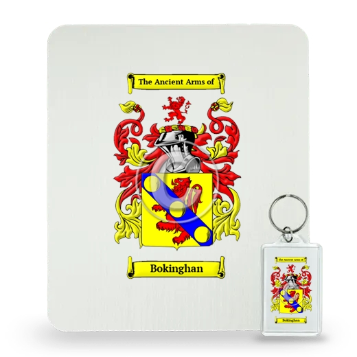 Bokinghan Mouse Pad and Keychain Combo Package