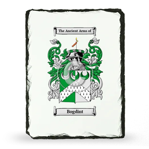 Bogdint Coat of Arms Slate