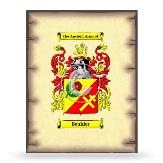 Beuhler Coat of Arms Print