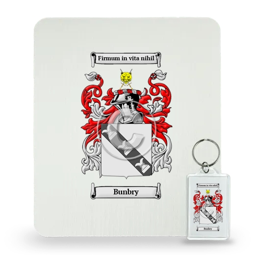 Bunbry Mouse Pad and Keychain Combo Package